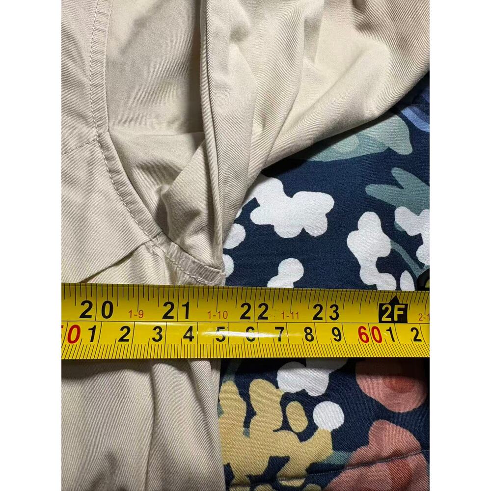 Lightweight Hooded Anorak Parka Jacket with Pockets Large - Picture 8 of 11